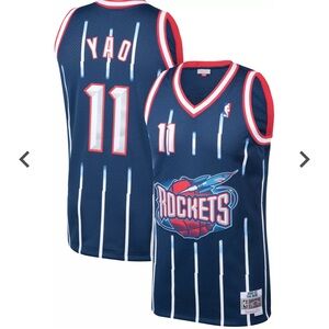 Vintage Official Yao Rockets Basketball Jersey